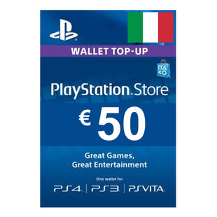 Playstation Network GIFT CARD 50 EUR ITALY 意大利 PS4/5 点卡