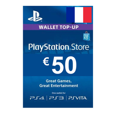 法国PSN充值卡50Euro欧元France