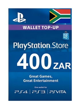 PlayStation Store ZAR R400 Gift Cards (ZA) 南非PS4/PS5充值卡