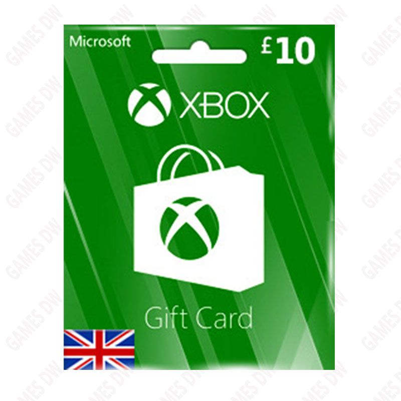 英服XBOX充值卡10英镑 Xbox One/360 Live 10GBP UK £10礼品卡