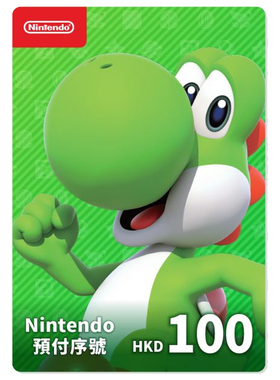 HKD$100 Nintendo eShop Card Hong Kong 香港任天堂Switch充值卡