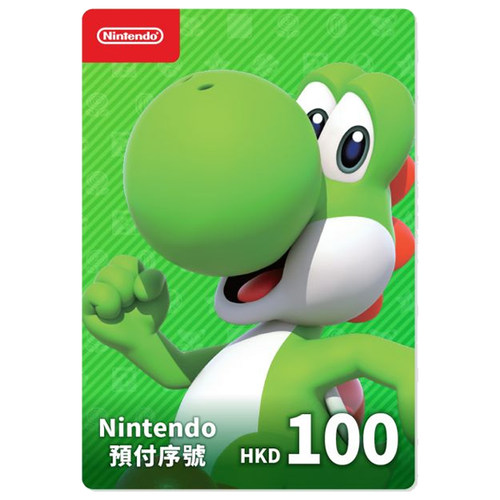 香港Nintendo任天堂充值卡100HKD