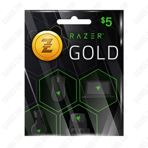 RAZER GOLD PIN CODE 5USD 国际服 ZGold GIFT CARD 5美元 Global