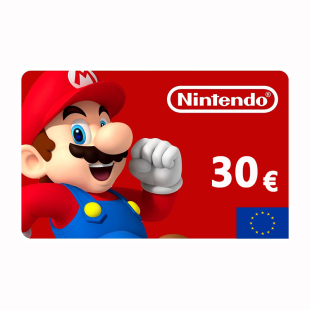 Digital eShop Switch EUR30 3DS Code 区欧服任天堂充值点卡 欧元