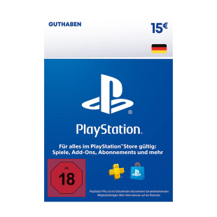 PlayStation Store German 德国PSN德服充值卡 Guthaben EUR15