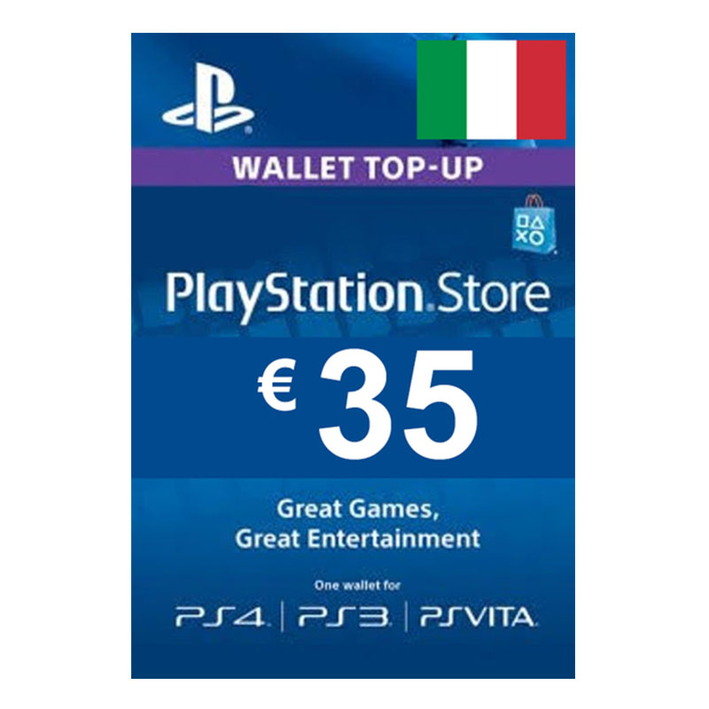 Italy意大利Playstation点卡€35