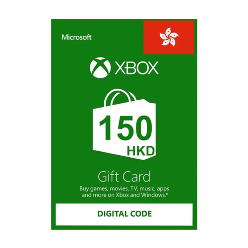 香港XboxLive禮品卡150HKD