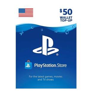 PlayStation Up美服PS Store Top PLUS充值卡50美刀 Wallet USD50