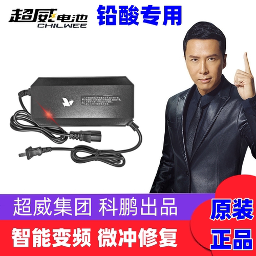 超威充电器铅酸科鹏电动车智能脉