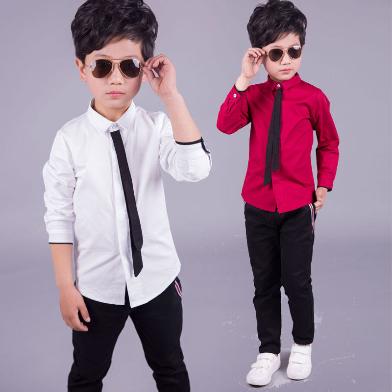 Chemise garcon à manche longue - Ref 2073469 Image 4