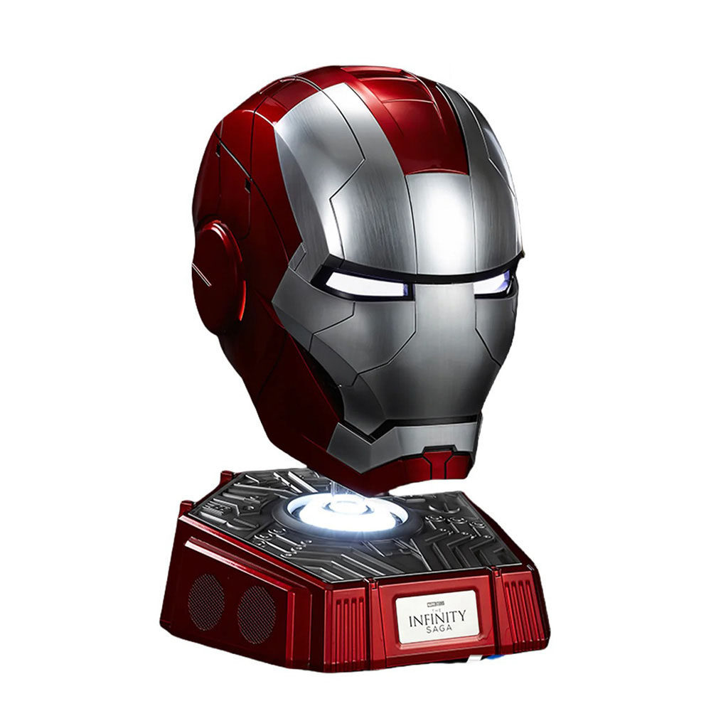 MARVEL漫威系列1:1收藏级可穿戴半哑光双层水镀拉丝钢铁侠MK5头盔