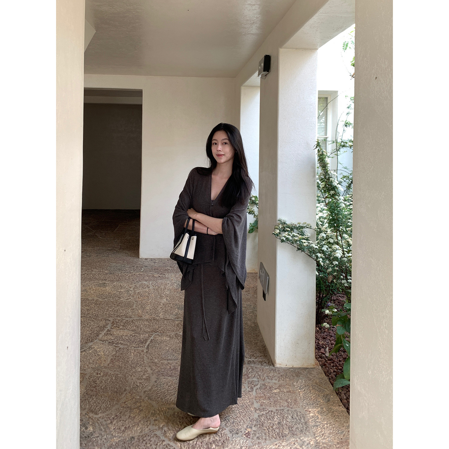 Floating 亚麻气质休闲针织开衫+吊带+半身裙三件套宽松百搭套装,女装/女士精品,时尚套装,淘宝优惠券,粉丝福利购,淘宝优惠卷