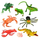 软胶仿真大龙虾螃蟹青蛙鳄鱼蜘蛛蜥蜴可发声儿童玩具静态动物摆件