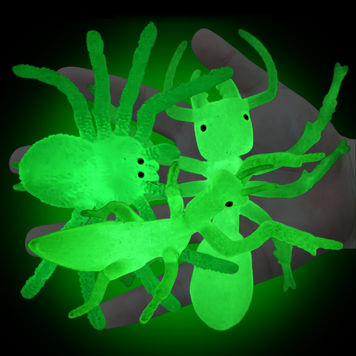 JDXK软胶夜光蜘蛛蚂蚁螳螂包邮