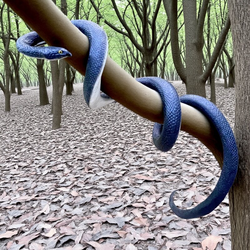 仿真蛇加长软胶蟒蛇大眼镜蛇吓人玩具蛇假山园艺花草造景假蛇模型