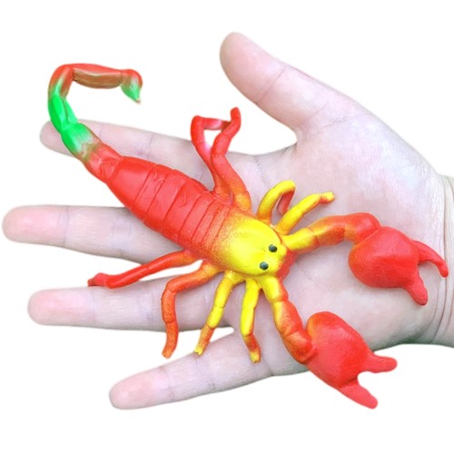 软胶红色黑色仿真大蝎子玩具包邮
