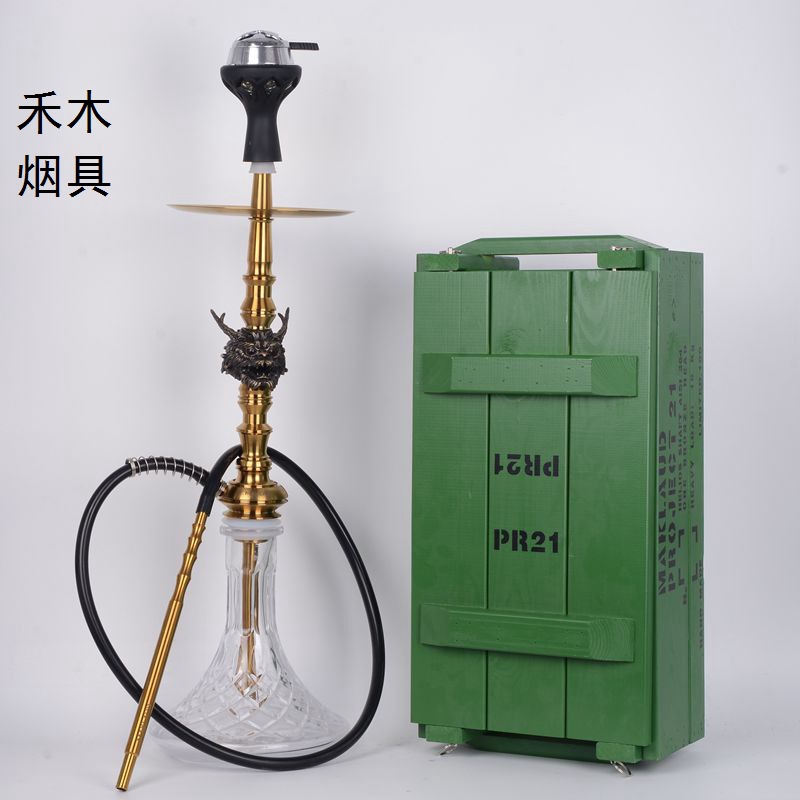 俄罗斯美国水烟壶动物造型水烟壶骷髅头水烟壶