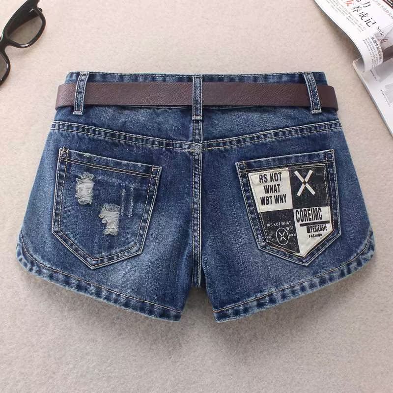 Denim shorts Versatile 2019 new pattern Easy Split ends Self cultivation Show thin summer Korean Edition hole Boots pants Hot pantsin the Women's clothing/Boutique , Jeans  category - from Buy2taobao.com to provide professional Taobao agent buy service