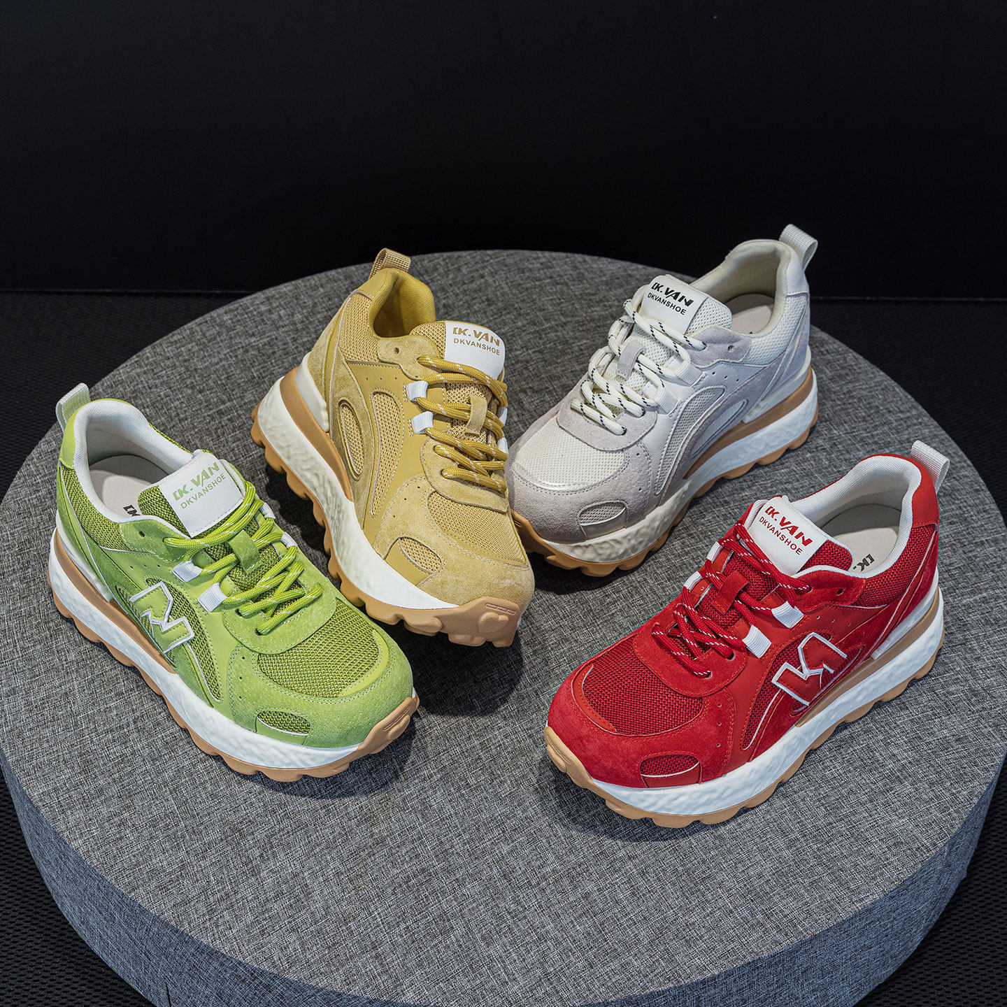 2026春季新款阿甘鞋女厚底内增高轻便网面透气德迅鞋休闲运动女鞋,女鞋,时尚休闲鞋,淘宝优惠券,粉丝福利购,淘宝优惠卷