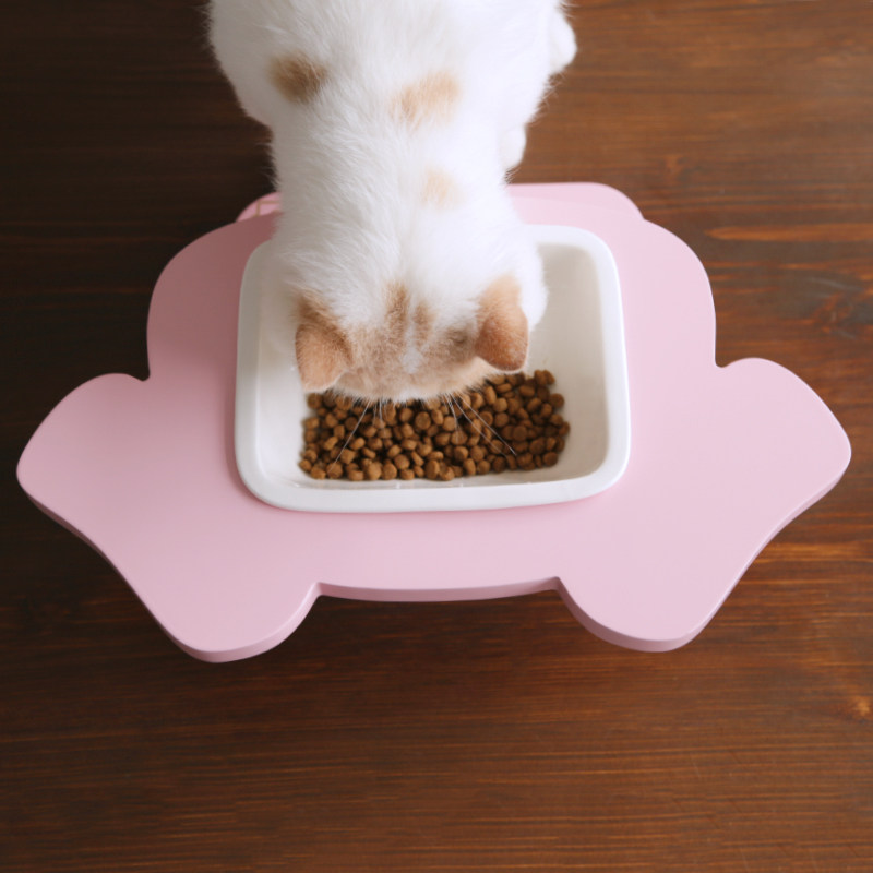 美国vivipet钻石碗架宠物猫咪扁脸猫碗猫碗食盆水盆狗碗小旺餐桌