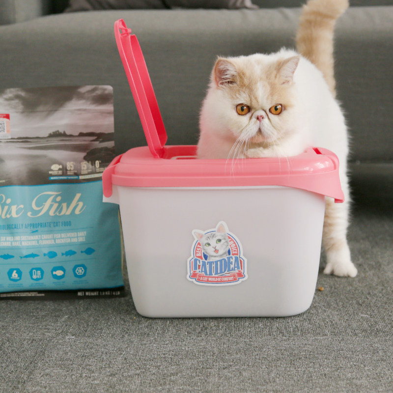 猫乐适猫粮存储桶保鲜桶密封防潮分装桶猫狗粮零食桶药箱玩具箱
