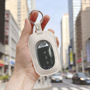 电动车遥控器外壳保护套锁匙套可爱皮质雅迪钥匙套遥控器套钥匙扣