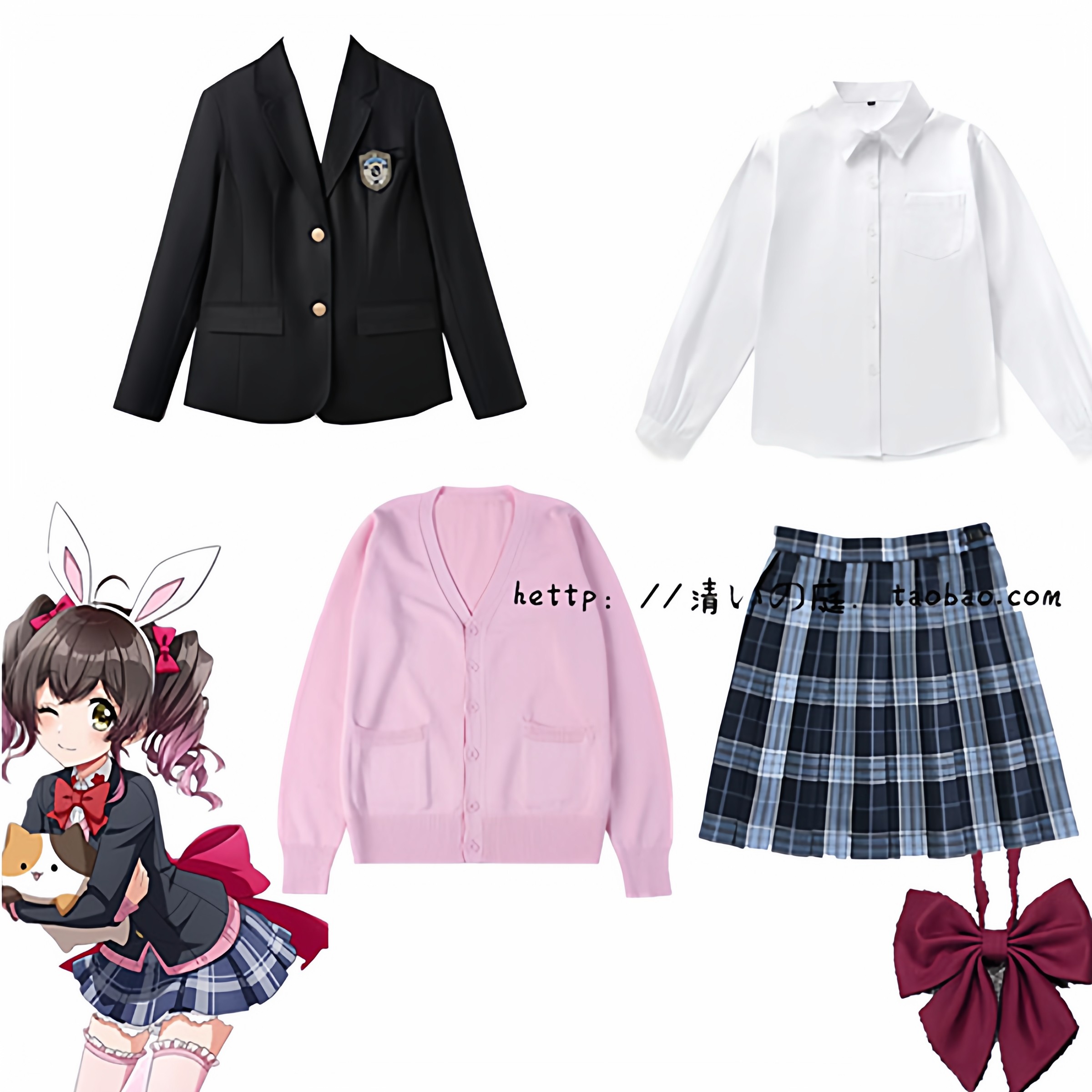 D4DJ 大鸣门梦妮 cos校服 日常 制服