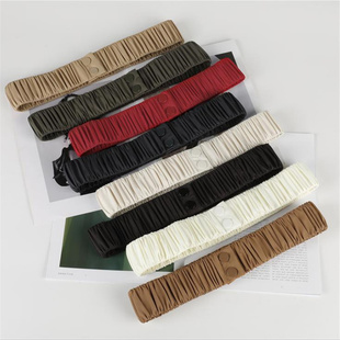 松紧腰带羽绒服腰封百搭收腰棉衣软布简约弹力腰封宽女装饰配裙子