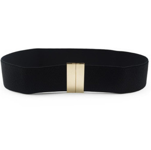 腰封 春夏裙子搭配女款 腰带基本款 5厘米宽欧美简约松紧弹力腰带