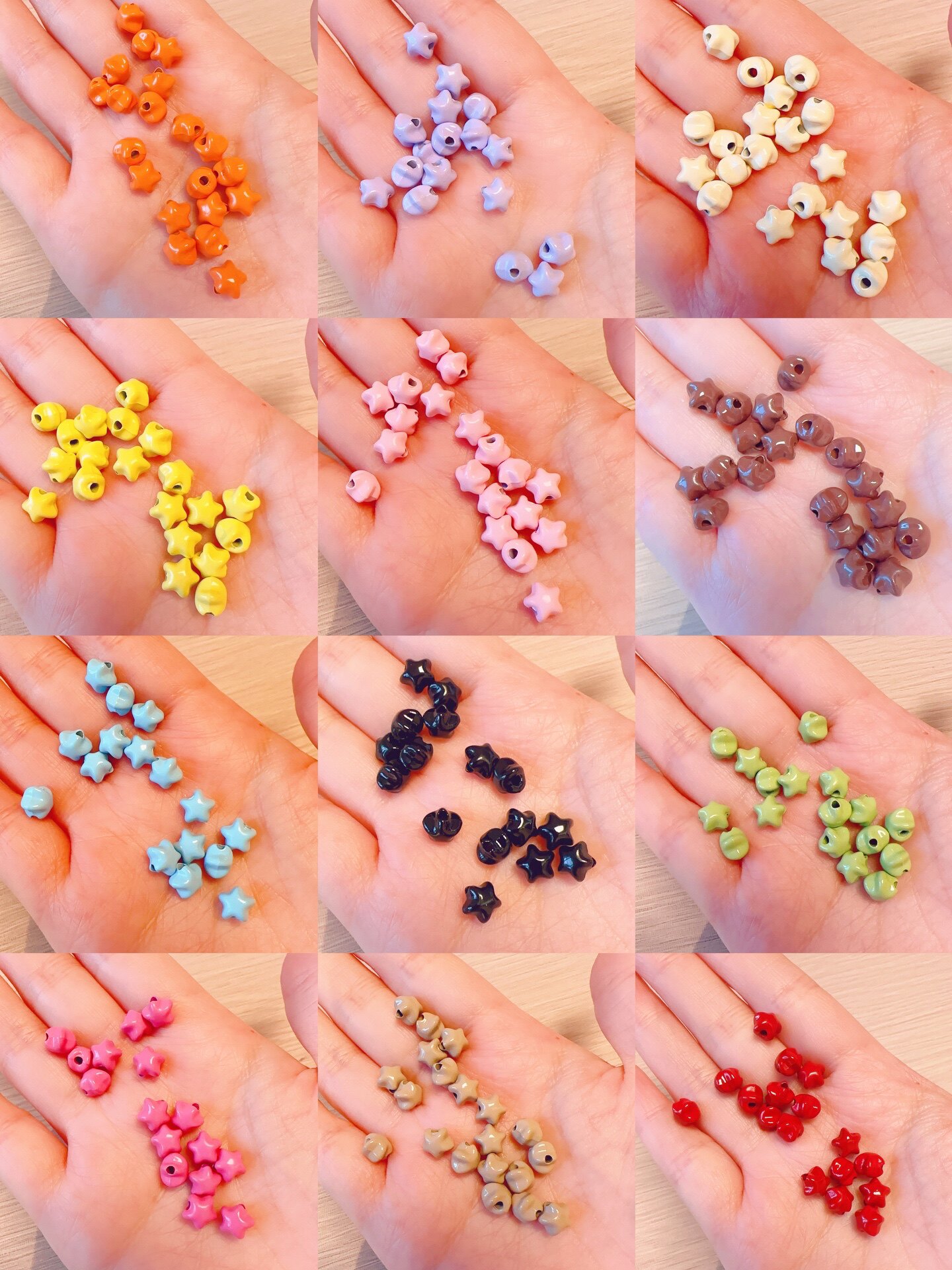 欧美系合金胖星星五角星手工diy饰品珠串手机链挂件配件