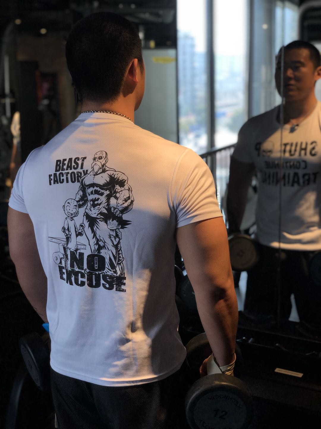 野兽庇护BEAST FACTORY龟仙人有爱款男女健身健美休闲运动直筒T恤|ruв категории спортивный костюм/досуг одежды, фитнес - одежды, аэробика костюм - от Buy2taobao.com для оказания профессиональной услуги покупки агента Taobao