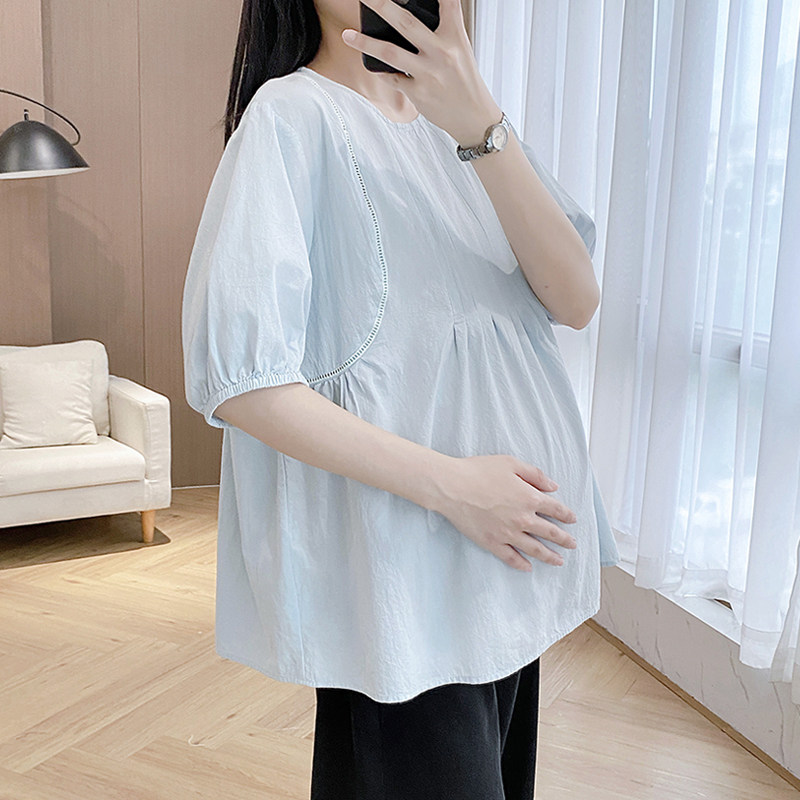 夏装孕妇装中袖夏大码孕妇上衣恤