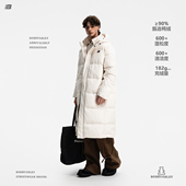 BOBBY ABLEY街头90%鸭绒保暖蓄热防寒加厚宽松休闲过膝长款 羽绒服