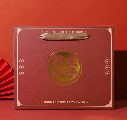 2024国潮g创意龙生九子龙摆件新年春节生肖龙吉祥物家居客厅装饰