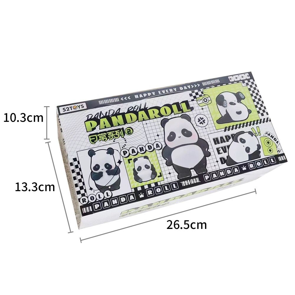 正版现货PandaRoll 熊猫滚滚系列盲盒 幼稚园全套第二弹手办摆件