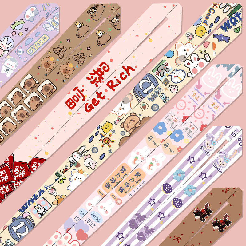 ins可爱少女风长款挂脖绳手机工作证钥匙扣卡套吊坠绳子儿童男女