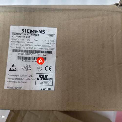 议价西门子 1P6SE6400-3TC00-4AD2 电抗器 正可维修翻新