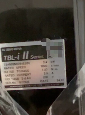 雅马哈机器人电机TS4609N8364E206，0.4KW，--议价商品