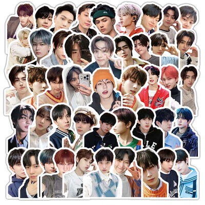 120张男团ENHYPEN贴纸ins高颜值偶像男团周边diy手帐手机壳贴画