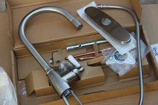 宜家海外版 艾弗丹 厨房用单杆调温水龙头 抽拉式401.133.83