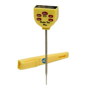 Cooper-Atkins多功能数字温度计3站定时防水设计时间日期显示