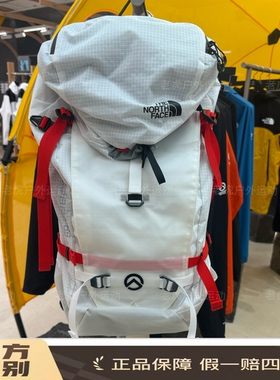 北面THE NORTH FACE巅峰系列户外登山双肩包尼龙白男女款NF0A52D7