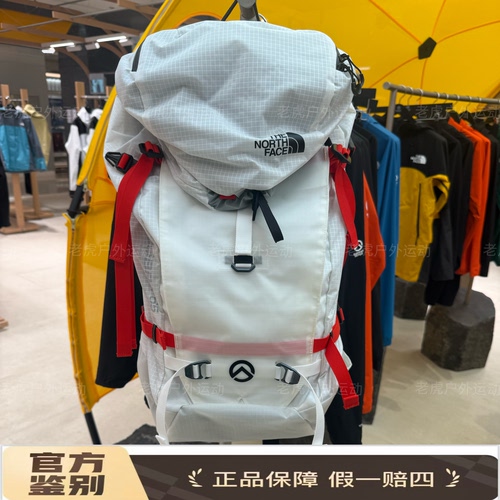 北面THE NORTH FACE巅峰系列户外登山双肩包尼龙白男女款NF0A52D7
