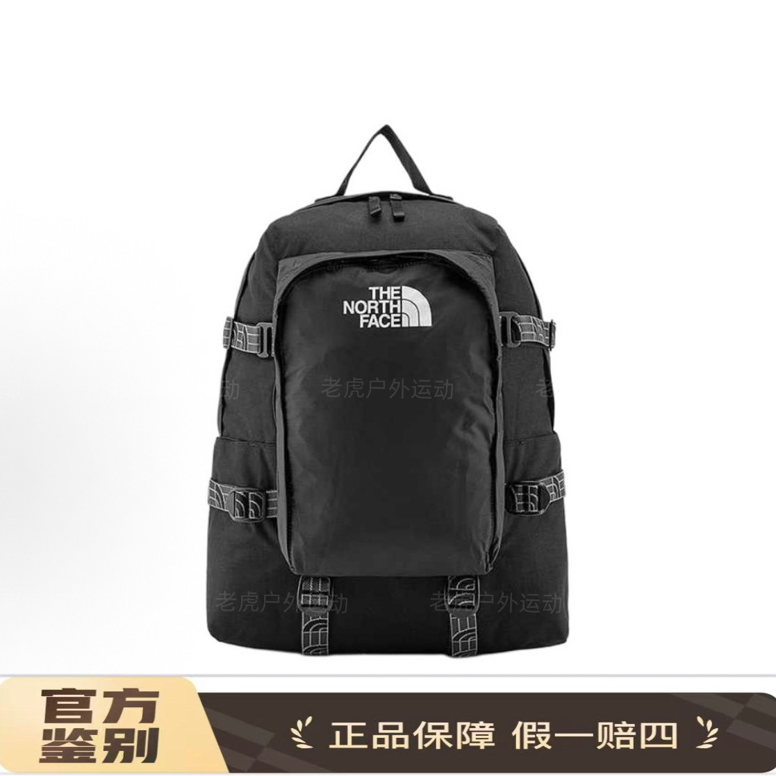 TheNorthFace北面30L日常百搭耐磨 户外包宇宙黑 男女同款款8DJJ