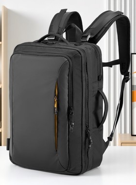 日本SANWA电脑包双肩包防水减负护脊16大容量商务出差背包3WAY包