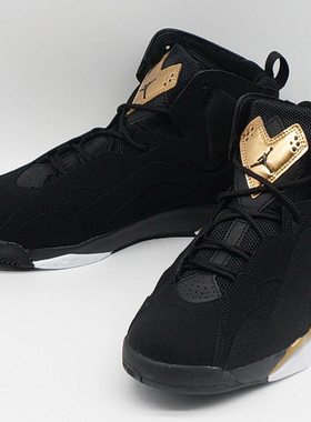 【嗜鞋如命】JORDAN TURE FLIGHT AJ7加强黑金 篮球鞋 342964-070