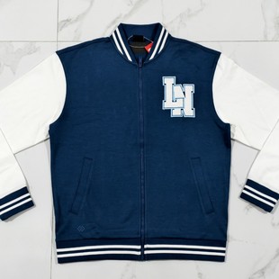 AFDU553 李宁男子运动生活春秋针织立领棒球服外套 如命 嗜鞋