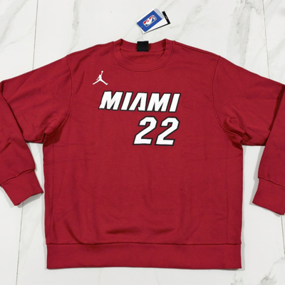 NIKE男迈阿密热火巴特勒加绒卫衣