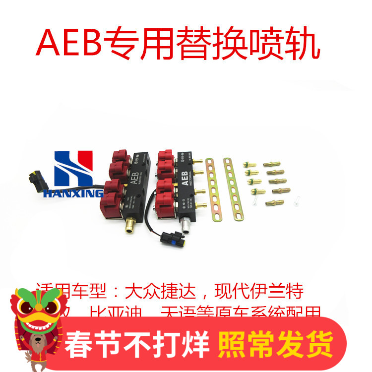 AEB喷轨喷气头气嘴CNG天然气燃气捷达伊兰特比亚迪F3天语名驭静音