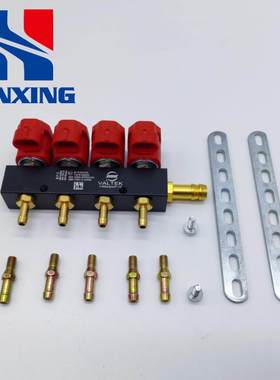 沃泰克油改气CNG/LPG改装天然气液化气燃气汽车多点直喷红色喷轨